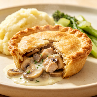 Chicken & Mushroom Pie