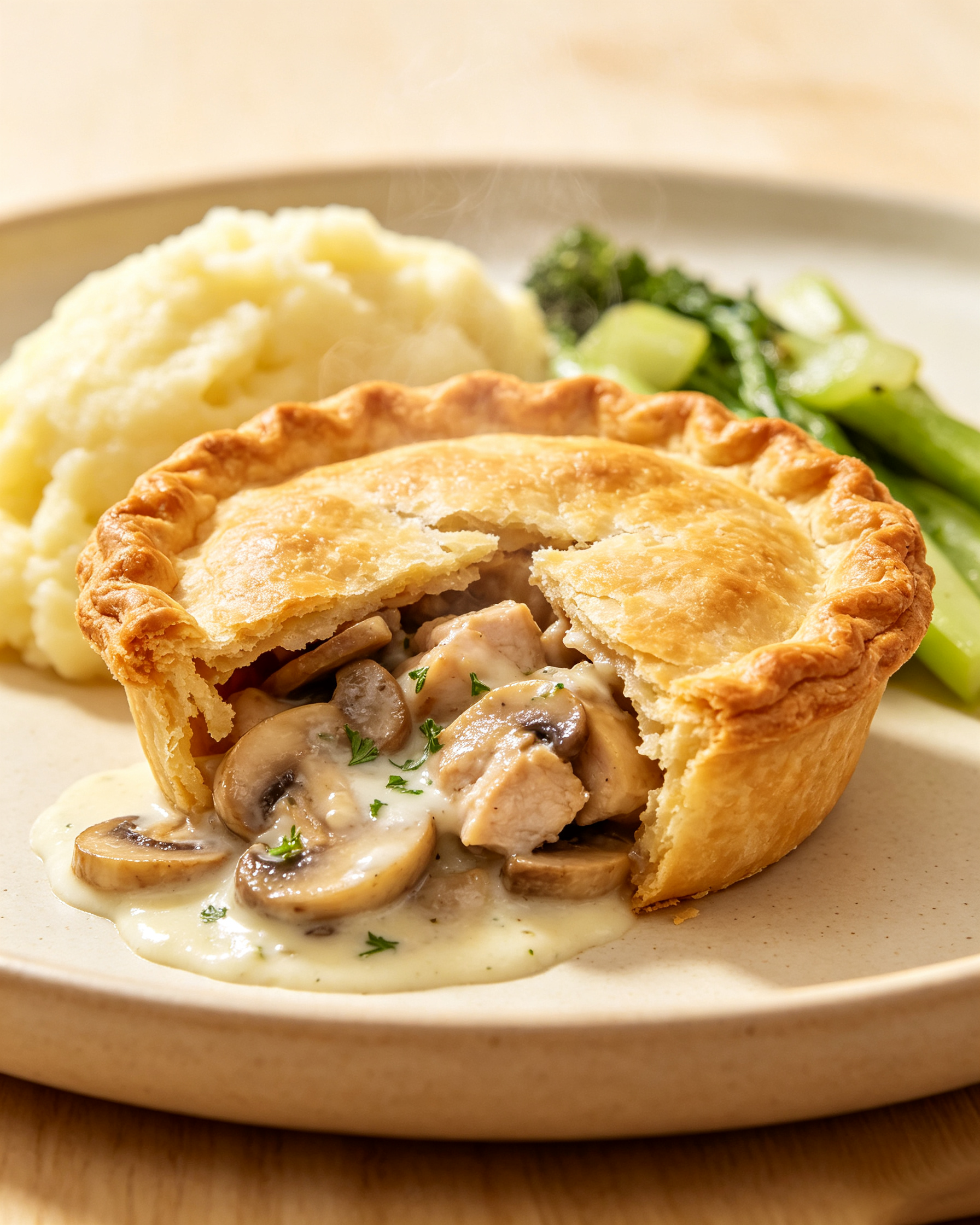 Chicken & Mushroom Pie